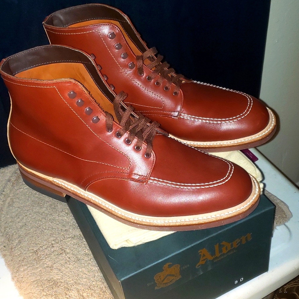 New Alden 405 9D indy boots originally